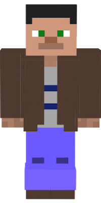 This was my attempt to create skin of Main character from the game Impostor Factory (To The Moon 3) But i ended up failing the head and face of the character so this is unfinished version i try to finish when i get better skin making skills.. By the way this version should not be saved on this website as it is unfinished