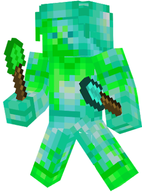 A good steve who is a blue and green steve merged he saved sabre and orange steve from darkness many times and even put up a fight against void steve, he lost but was able to infect void steve to make him weaker
