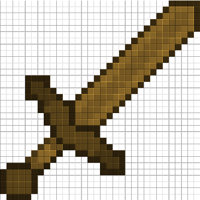 wood sword minecraft