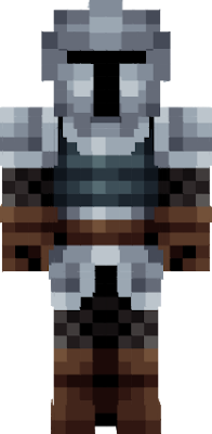A medieval guard wearing armour, leather gloves and boots, and a helmet. The perfect skin to get into action in a ancient fight or a roleplay!