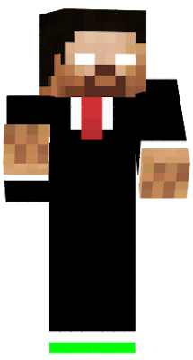 This Herobrine is very cool and a pro