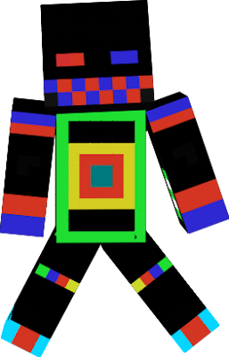 This awsome looking skin will help you fit in with one of the awsome players because its colorful and awsome!