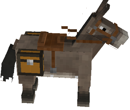 Tutorial PaperCraft Minecraft - Burro / Donkey 