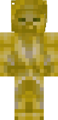 a yellow steve from a tomb