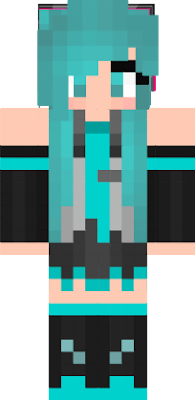 this is my miku skin, most likely nnot my main skin, the pink ombre hair is my main but this is just for lolz and fun