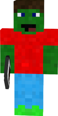 Under my torso, on the top of my legs were uncolored, it was the default Steve skin pants. -This is meee! Though I'm probably not going to use this skin, I like my Flame the Feline Female skin better! :3