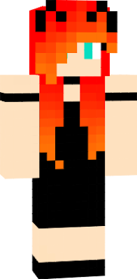 So, it's flame hair with black dress. Like it?? By: WolfGirlScourge