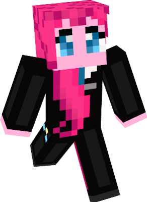 Pinkie Pie from MLP My Little Pony in a suit friendship is magic!