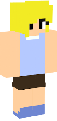 Cristinini como lori loud en minecraft