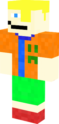Here comes Minecrafted Austin Mullinmen from Minecraft: The Blocky Adventures