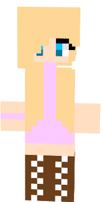 cute girl made by minecraft user: Cupcake_sprink