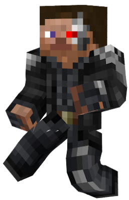 Terminator Steve Minecraft Skin