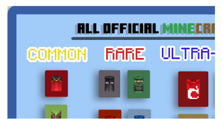 https://www.reddit.com/r/Minecraft/comments/zk6v35/all_official_minecraft_capes/