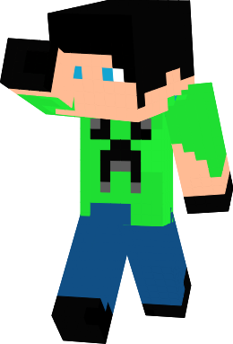The creeper shows the sign to anybody in his way that he might kill you