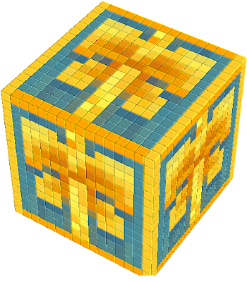 Minecraft Dungeons Gift Wrap Cape Block