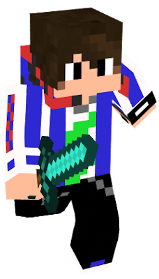 This my Minecraft skin for my future youtube channel