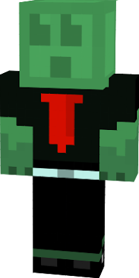 this is a SLIME in a suit Creeper face on the back =)