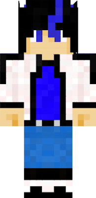 removed bandanna change pants colour to light blue and change shoe colour from blue and black to white and black
