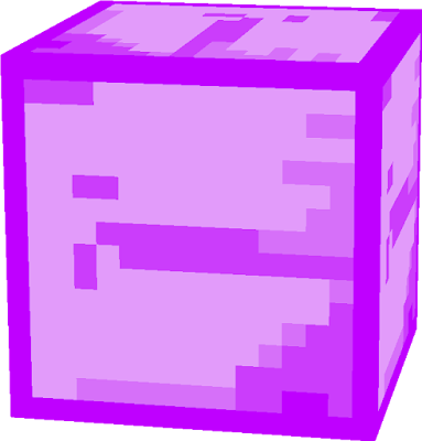 it's purple. it's an edited diamond thing. it's a block. purple diamond block