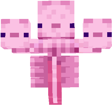 Ender axolotl Minecraft Mob Skin