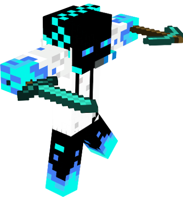 This enderman has special water and ice habilities to slowdown and freeze his enemies. Attention! He loves diamond!