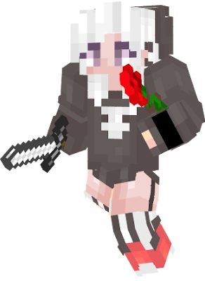 Jaxi with Rose and Sword
