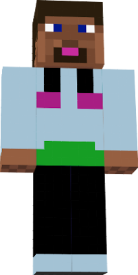 he is the main character of Minecraft.