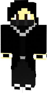 Thi is the pre-final minecraft skin of the mexican youtuber Black Logic.