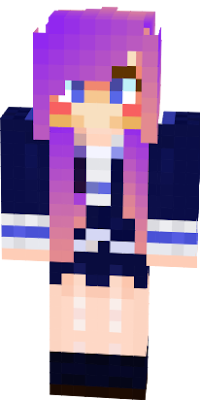 Took Lizzie's normal skin and mixed some purple with it! :P