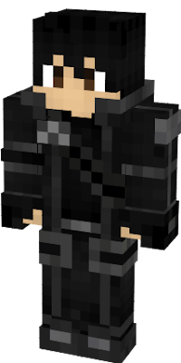 Skin dO Jogo Minecraft Inspirado no Personagen Kirito Kirigaya do Anime Sword Art Online da primeira temporada.