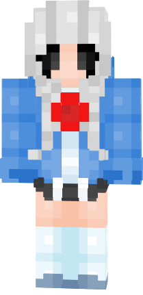 Human Killer Sans Girl //  Heyyyy Boss ~  // IDK Minecraft Skin