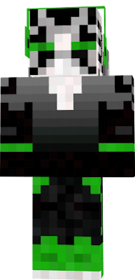 A green version of my Cool White Enderman