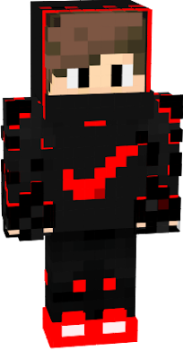 Czerwony Chlopak Minecraft skin #Human in 2023