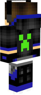 cool minecraft skin. green creeper!!! created by aranmare