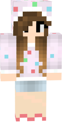 Hey! So this is a cake skin with a cupcake at the back. Hope you like it! :)