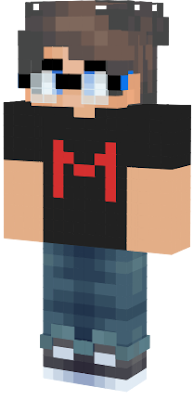 Classic black and red Markiplier logo shirt