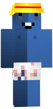 geleia ciano e azul Minecraft Skin