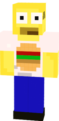 Homer Simpson Character Minecraft
