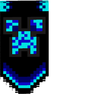 minecraft blue creeper hoodie skin