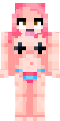 gamer girl bath water (belle delphine) Minecraft Skin