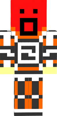 He is so surprised that he is my skin on Minecraft! He is so happy he was created by me. That's right I made another skin!