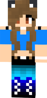 CUTE RANDOM SKIN FOR AYTHING!! no she does not have powers sorry! And no she does not have a clolored eye. HOPE U like!!!!!! =^0w0^=
