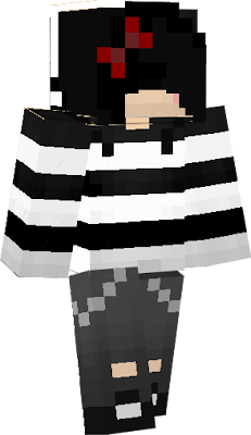 Hey Hey Broscie Again I Added A Bow Shoes And Made All Black Hair!! Enjoy Gamer Girls And Boys!!