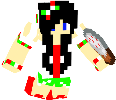 Who said this skin was only for Christmas? The skin of YouTuber Sugar Candy Canes CHRISTMASFIED!