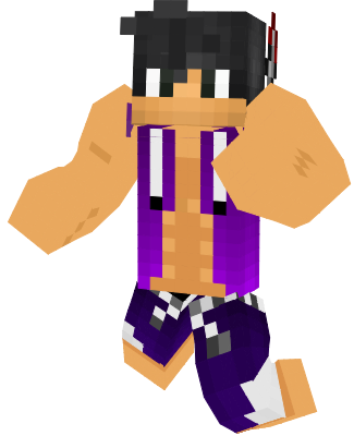 this cute boy is aphmau's lover both of the names aaron and aphamu mixed togethher to make Aarmau
