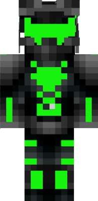 Green person without face