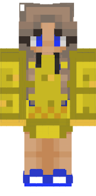 Minecraft skin- yellow sweater
