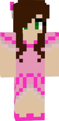 i love Pat and jen so i made Jen i just got her skin and made her face look like my friend's skin and i kept the bow so dont worry
