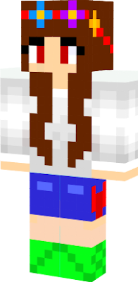 This is the first skin I have ever made. This is a mixture of different things I like in minecraft.