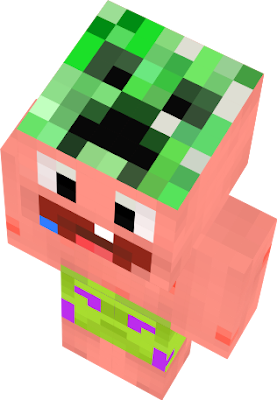 Suitable skin for funny players and Patrick and creeper friends. By Mohammad Hossein Mirzaei